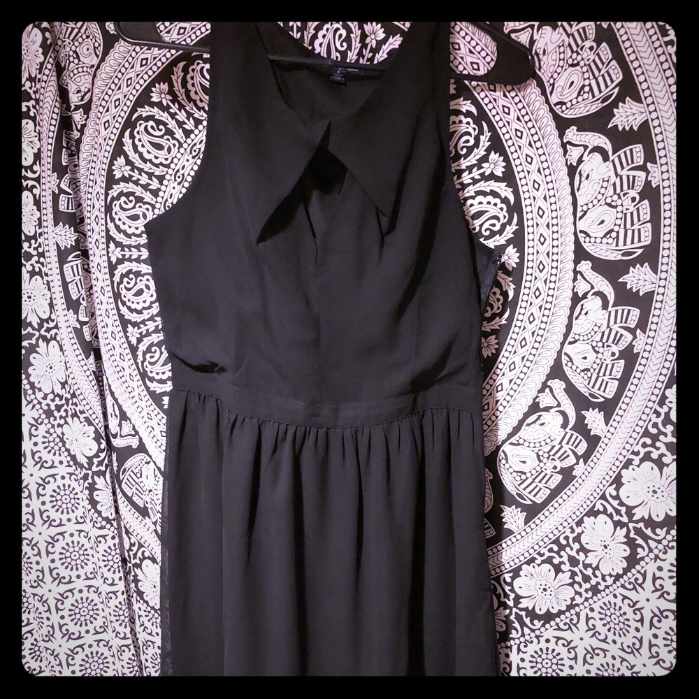 Black Key hole dress